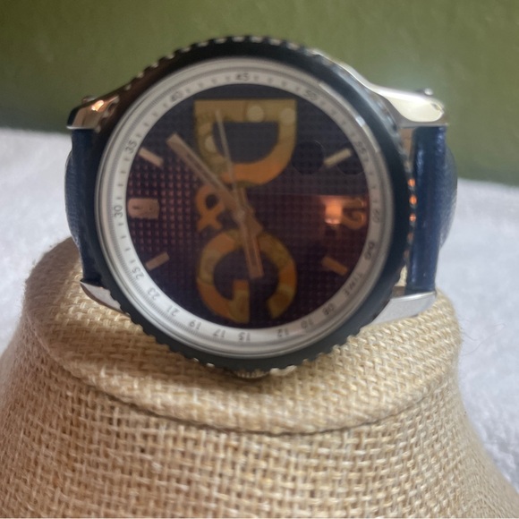 NWOT Dolce & Gabbana Royal Blue Chronograph Watch main image 6